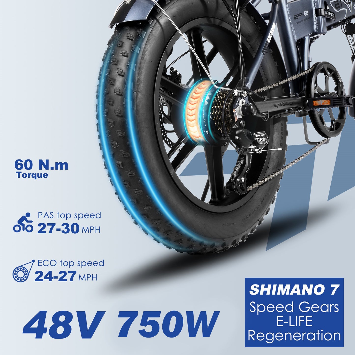 Engwe EP-2PRO  Fat tire electric bike